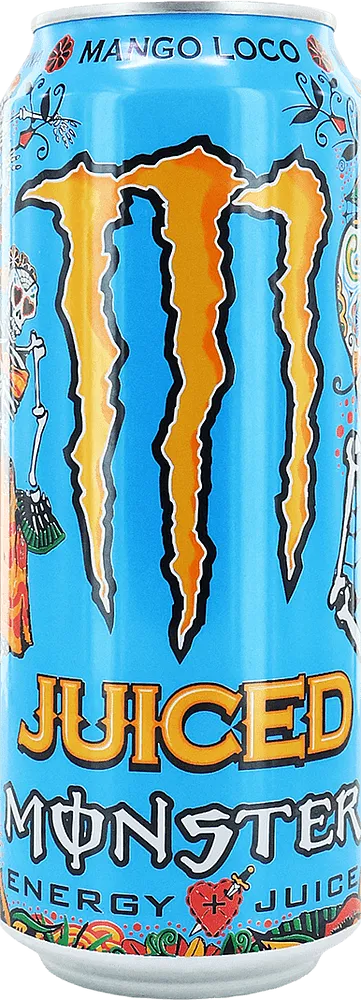 Էներգետիկ գազավորված ըմպելիք «Monster Juiced Mango Loco» 500մլ