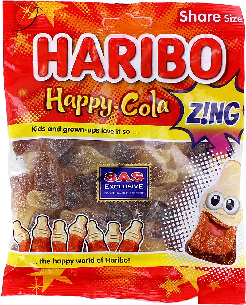 Конфеты желейные "Haribo Happy Cola" 160г
