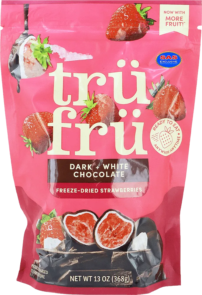 Ելակ շոկոլադապատ «Tru Fru Dark+White Chocolate» 368գ