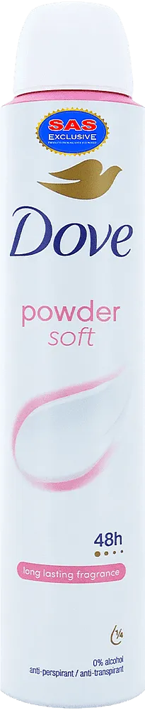 Հակաքրտինքային աէրոզոլային միջոց «Dove Powder Soft» 200մլ