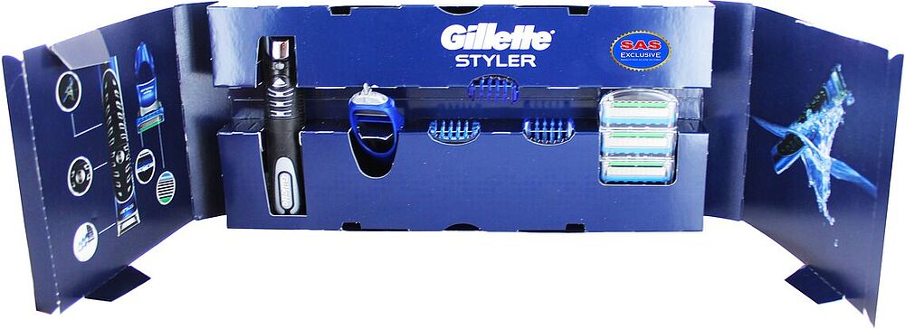 Սափրվելու հավաքածու «Gillette Styler» 3 հատ