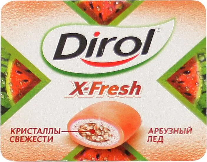 Watermelon chewing gum "Dirol X-Fresh" 18g 