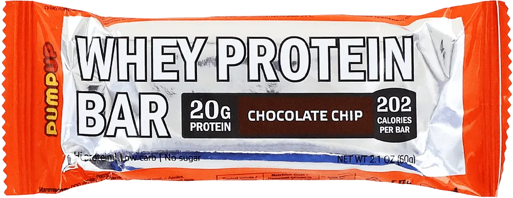 Protein bar with chocolate chips "Pump Up Chocolate Chip" 60g

