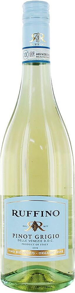 Вино белое "Ruffino Pinot Grigio D.O.C" 0.75л