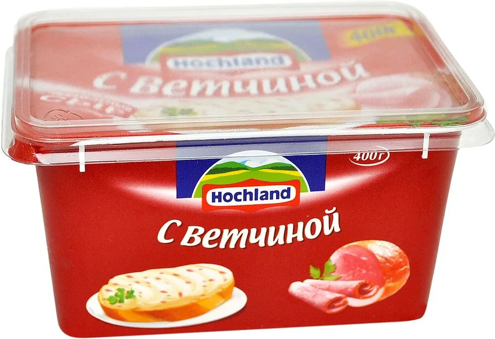 Processed cheese with ham "Hochland With Ham" 400g