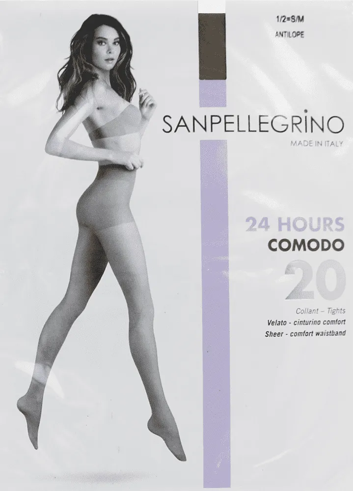 Beige tights "Sanpellegrino Comodo Daino 20 Den N1/2"
