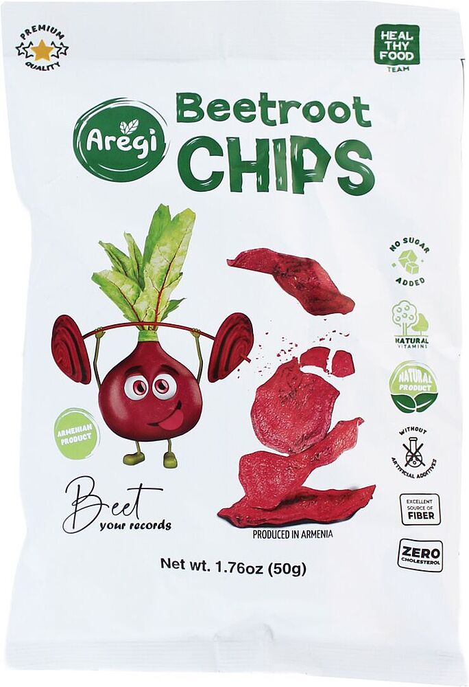 Chips "Aregi" 50g Beet

