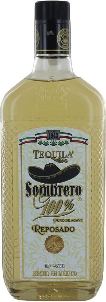 Tequila "Sombrero Reposado" 0.7l
