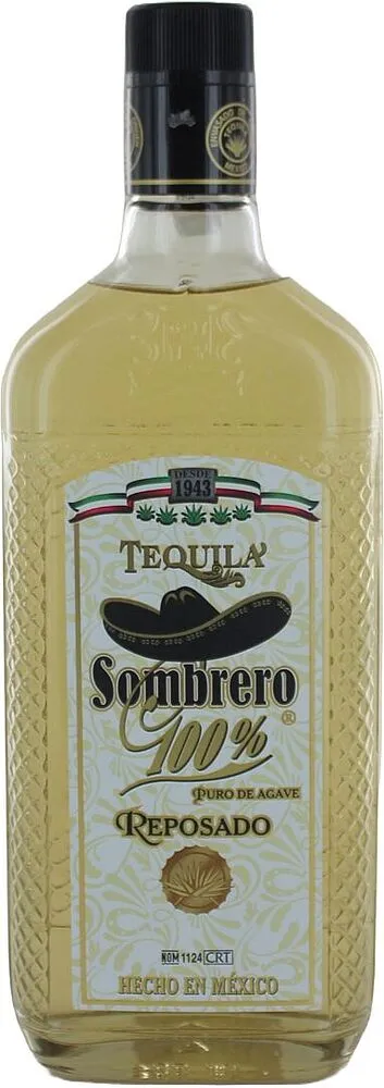 Tequila "Sombrero Reposado" 0.7l

