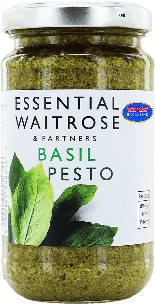 Սոուս պեստո «Waitrose & Partners Essential Basil Pesto» 190գ