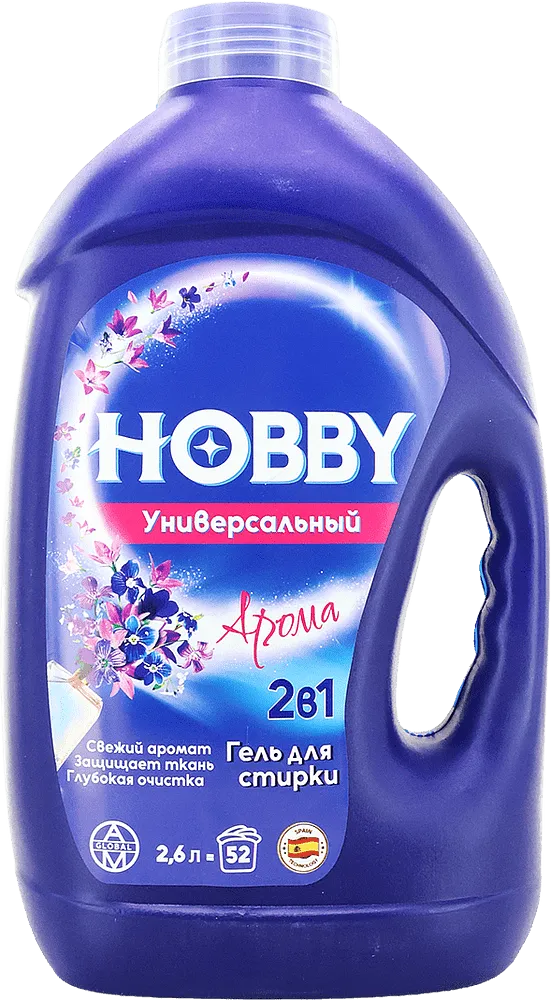 Universal washing gel "Hobby 2 in 1" 2 .6l
