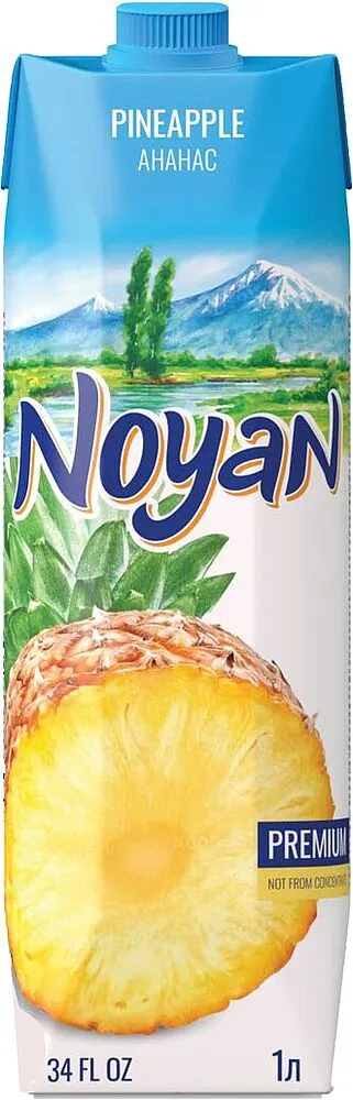 Pineapple juice "Noyan Premium" 1l 