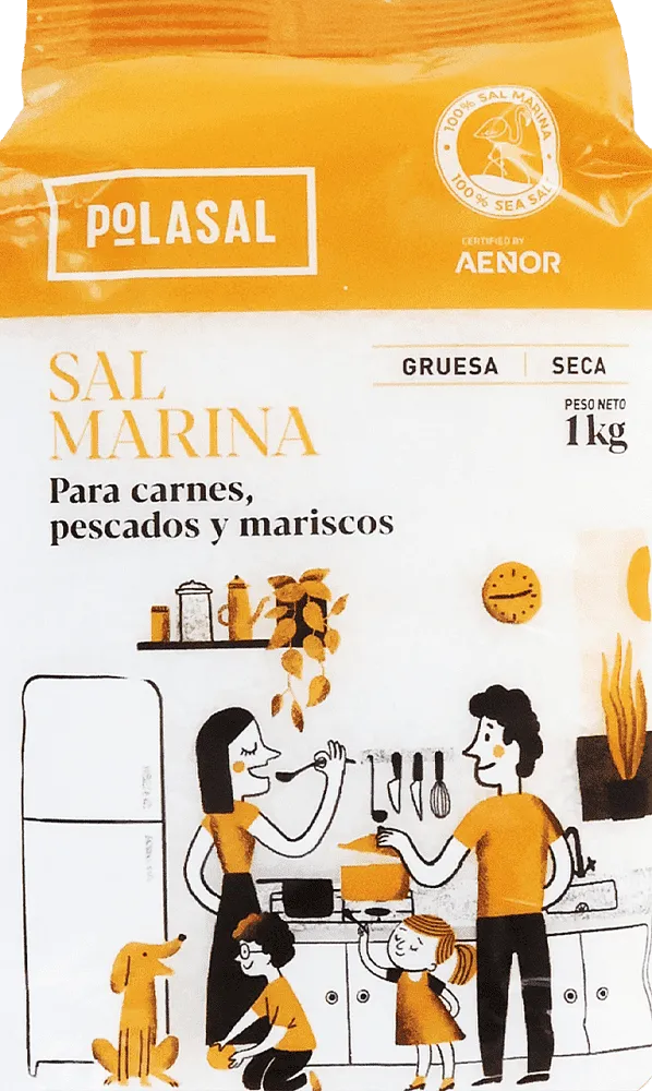 Sea salt "Polasal" 1kg
