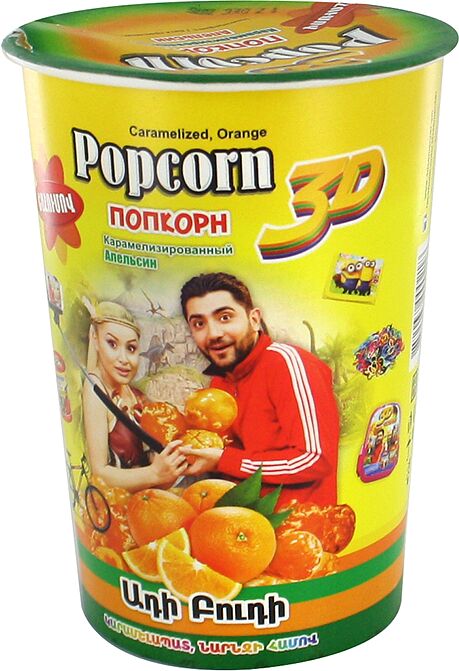 Orange popcorn "3D" 60g 