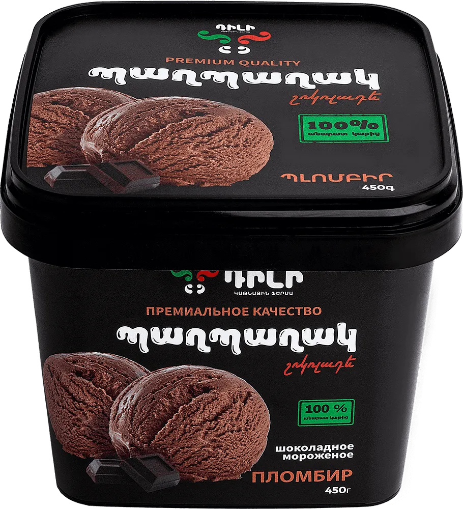 Chocolate ice cream "Dili" 450g
