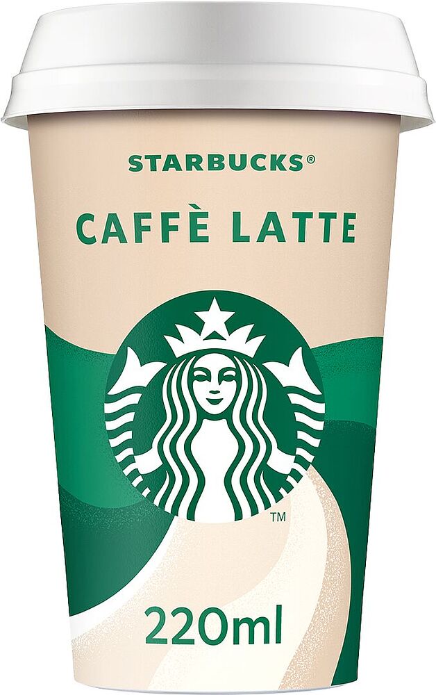 Кофе холодный "Starbucks Caffe Latte" 220мл