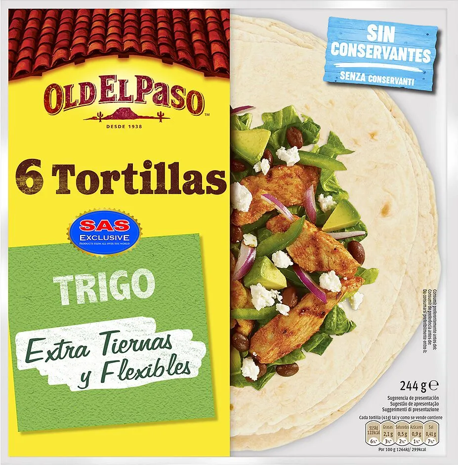 Լոշիկ-տորտիլիա «Old El Paso Tortillas» 244գ
