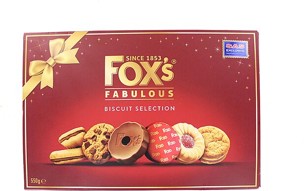 Ассортимент печенья "Fox's Fabulous" 550г