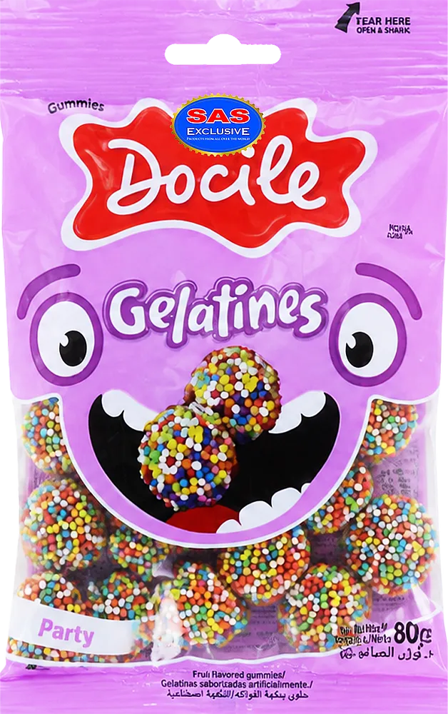 Jelly candies "Docile Gelatines Party" 80g
