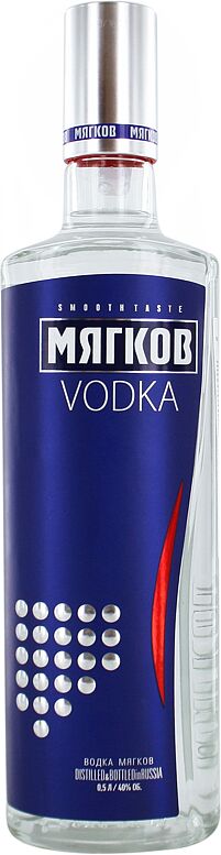Vodka "Miagkov" 0.5l