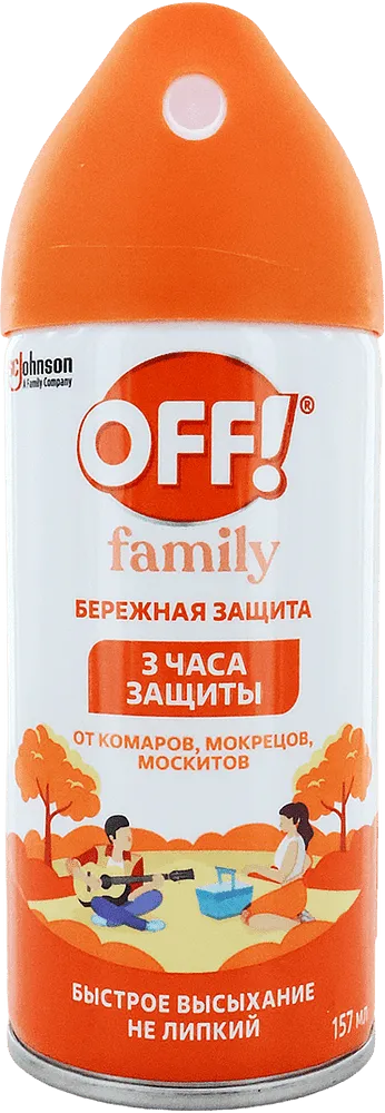 Anti-mosquitos spray "OFF Family" 157ml
