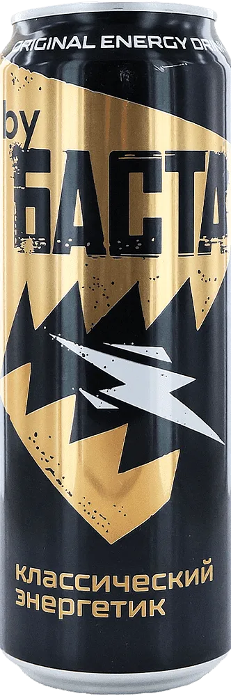 Energy carbonated drink "Basta Classic" 450ml
