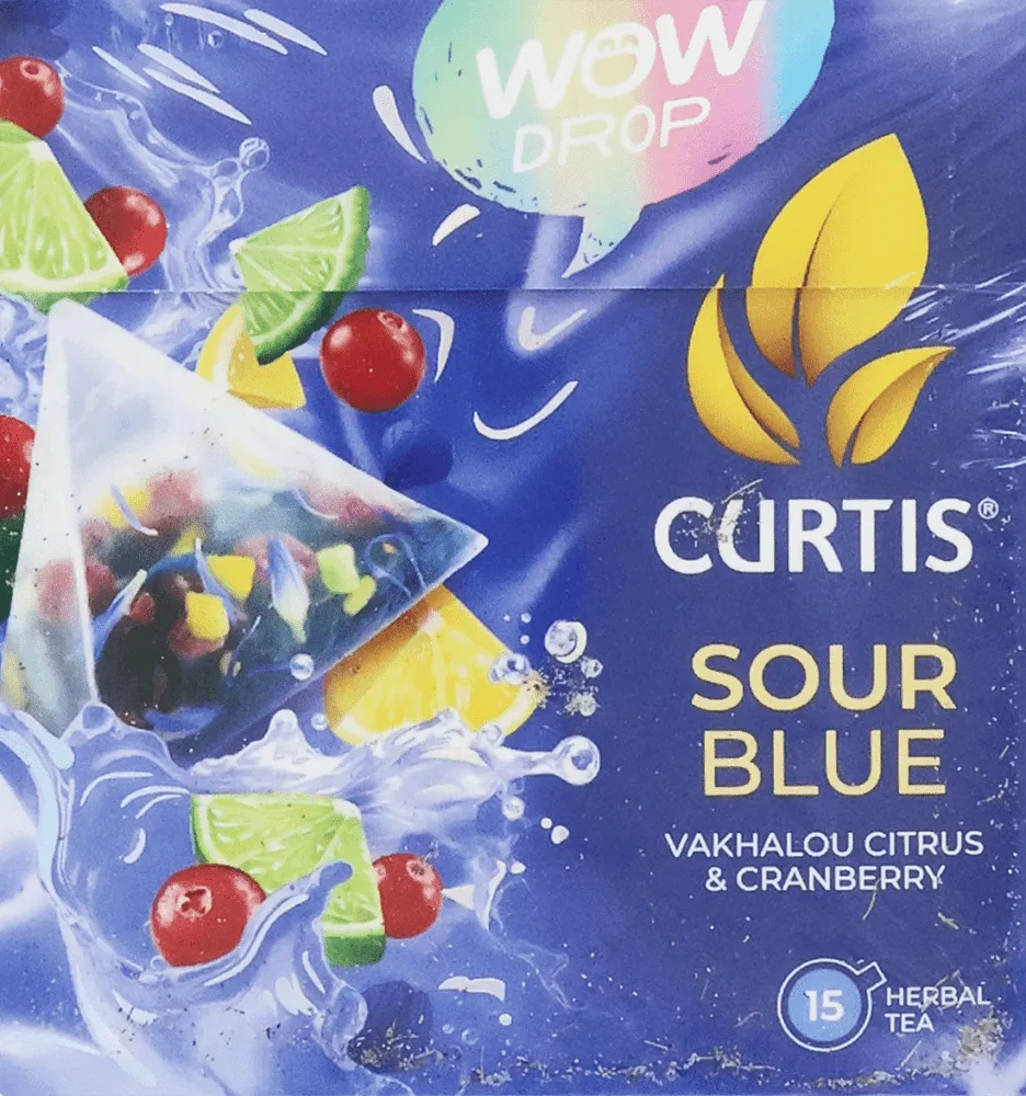 Թեյի հիմքով ըմպելիք «Curtis Sour Blue» 15*1.5գ
