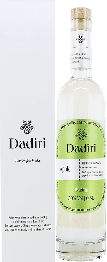 Apple vodka "Dadiri" 0.5l
