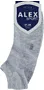 Gray socks "Alex Sport"