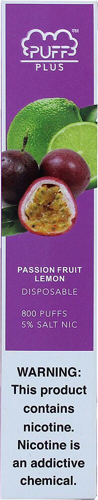 Electric pods "Puff Plus" 800 puffs, Passion & Fruit Lemon