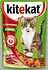 Корм для кошек "Kitekat" 85г желе с говядиной 