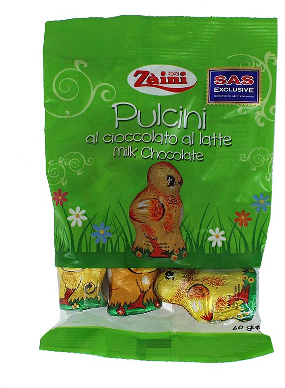 Chocolate "Zaini Pulcini" 60g