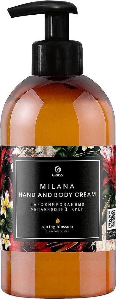 Hand & body cream "Grass Milana Spring Blossom" 300ml 