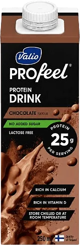 Ըմպելիք սպիտակուցային շոկոլադի «Valio Profeel Chocolate» 250մլ
