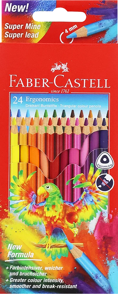 Մատիտներ գունավոր «Faber-Castell» 24 հատ
