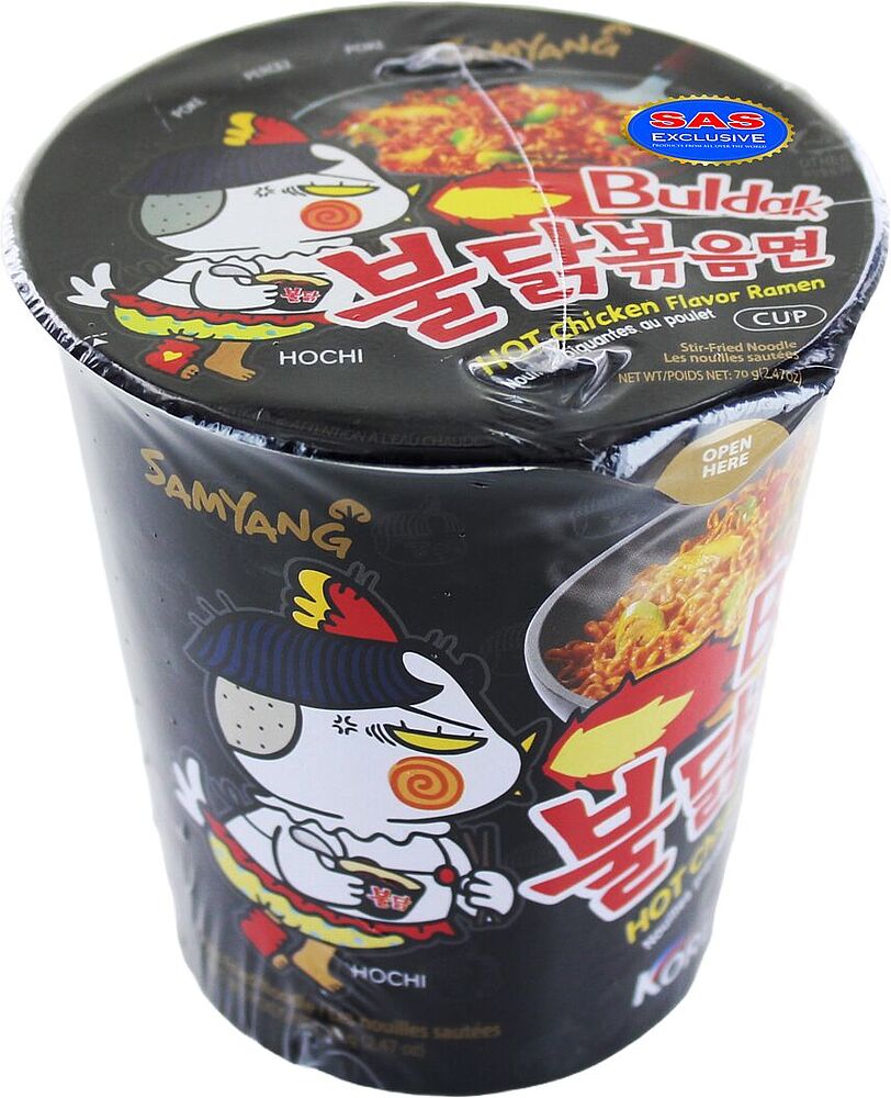 Noodles "Samyang" 70g Spicy chicken
