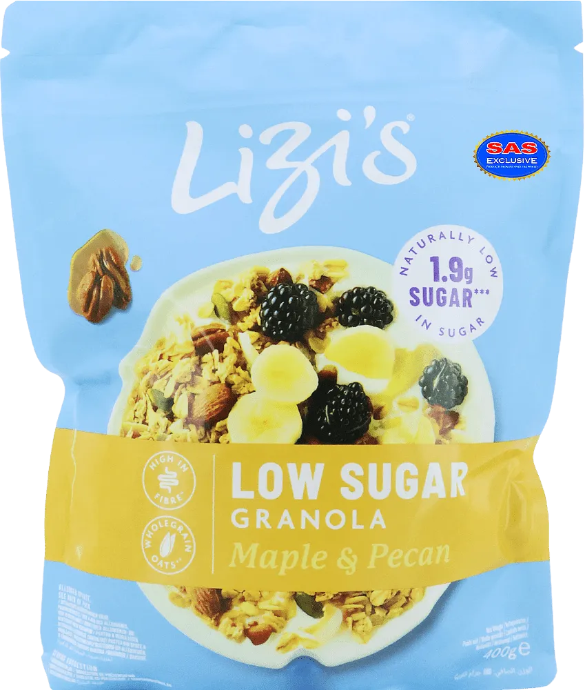 Granola "Lizis Granola Low Sugar Maple & Pecan" 400g