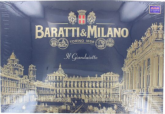 Շոկոլադե կոնֆետների հավաքածու «Baratti & Milano Gianduiotto» 410գ

