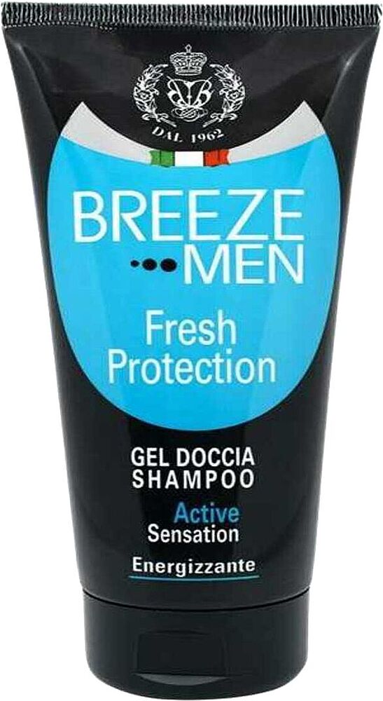 Shampoo-shower gel "Breeze Men Fresh Protection" 200ml