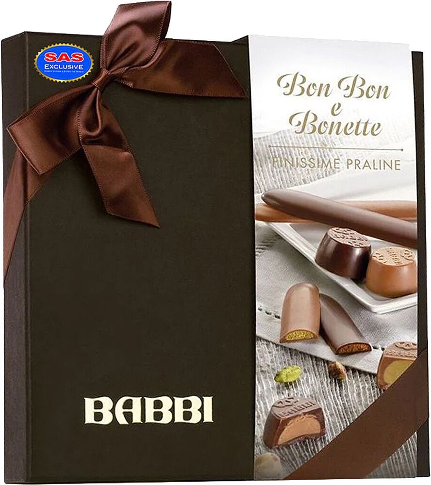 Շոկոլադե կոնֆետների հավաքածու «Babbi Finissime Praline» 164գ
