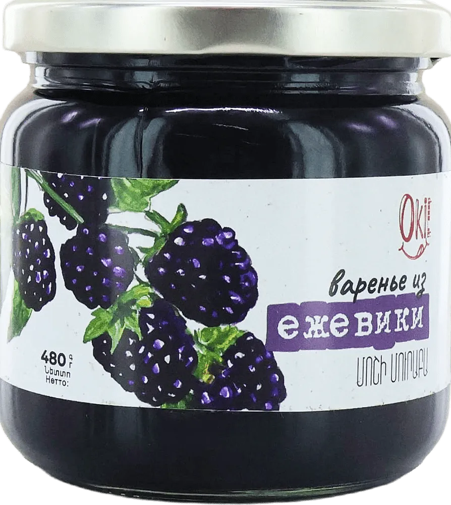 Варенье ежевичное "OkiChmoki" 480г