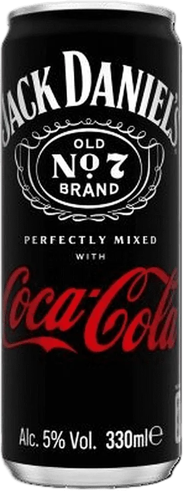 Ըմպելիք թույլ ալկոհոլային «Jack Daniel's Coca Cola N7» 330մլ 
