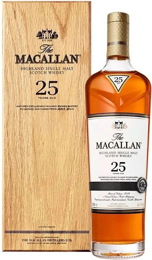 Whiskey "Macallan 25 Single Malt" 0.7l