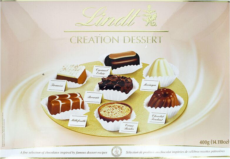 Набор шоколадных конфет "Lindt Creation" 400г