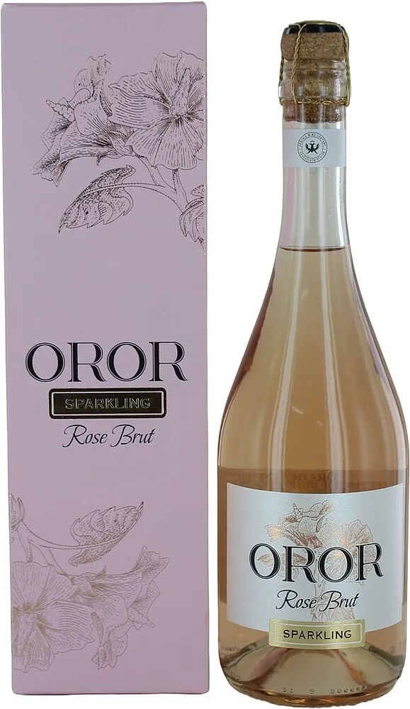 Вино игристое "Oror Rose Brut" 0.75л
