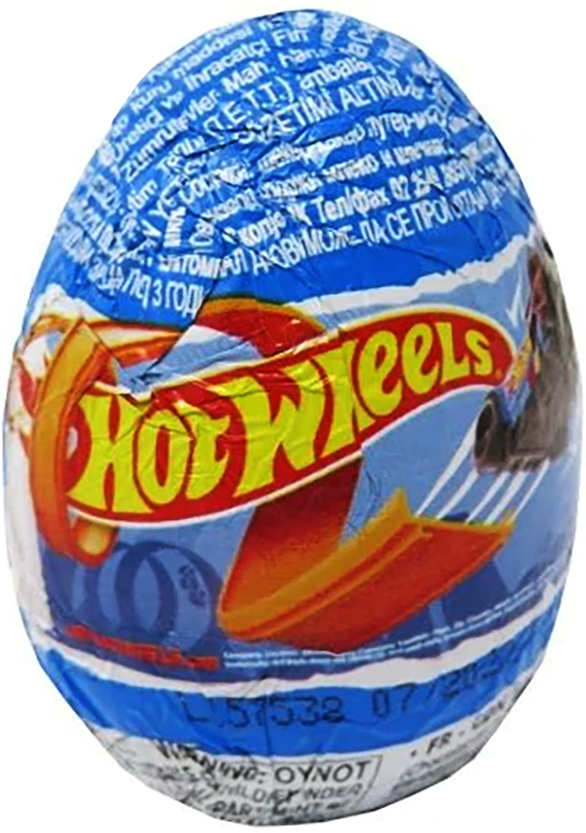 Chocolate egg "Zaini Hot Wheels" 20g
