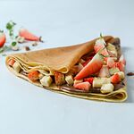 Crêpe with Nutella and fruits