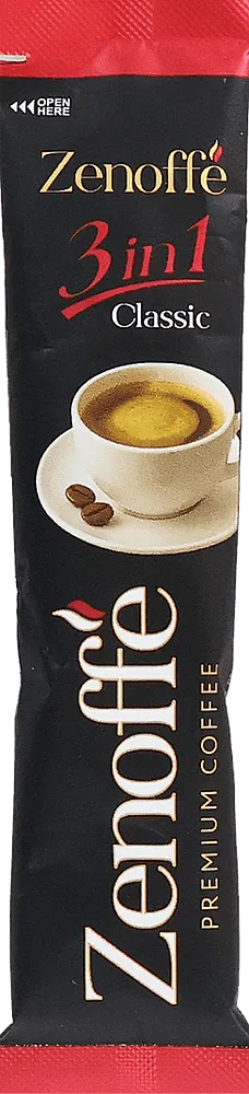 Instant coffee drink "Zenoffe Classic 3 in 1" 18g
