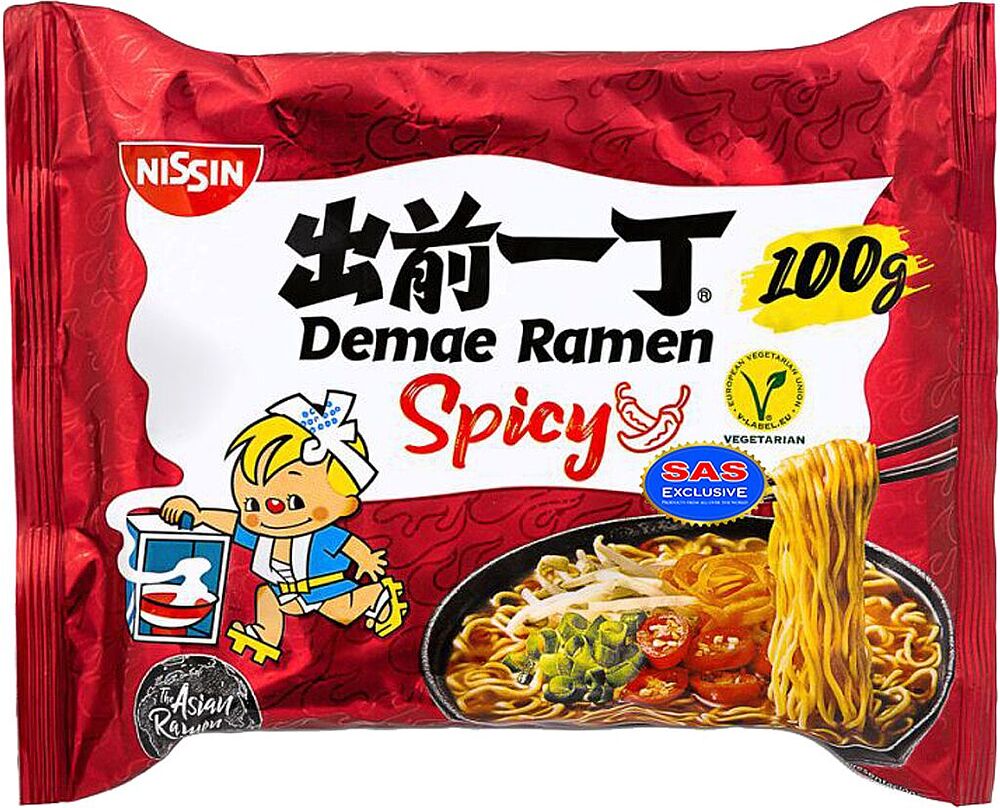 Noodles "Nissin Ramen" 100g Hot
