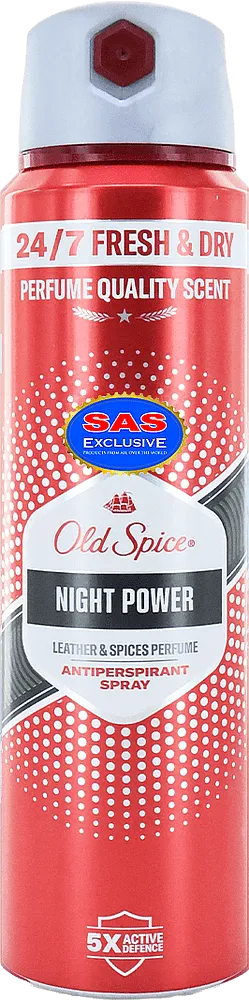 Հակաքրտինքային աէրոզոլային միջոց «Old Spice Night Power» 150մլ